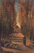 Vincent Van Gogh Avenue of Poplars in Autumn (nn04) Germany oil painting artist